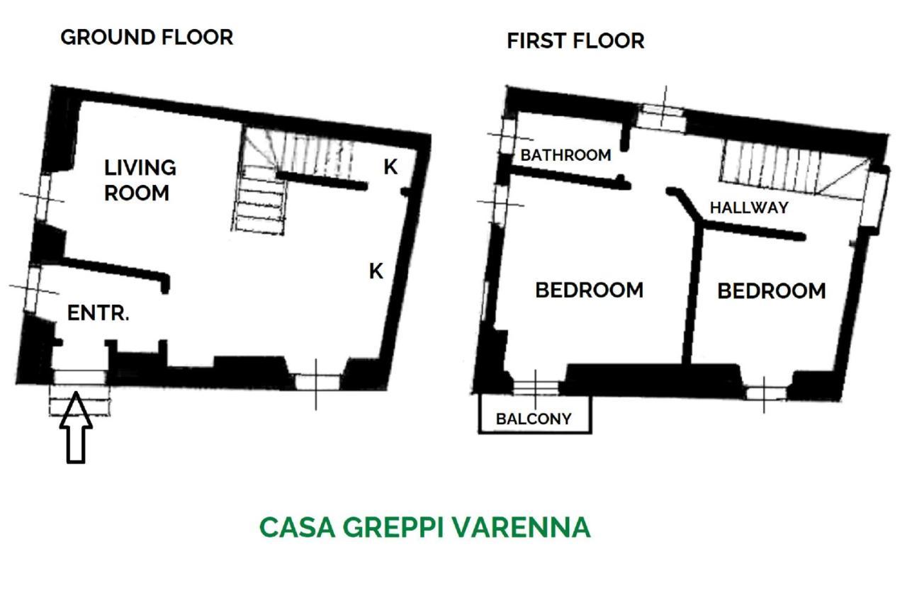 Casa Greppi Varenna Bagian luar foto